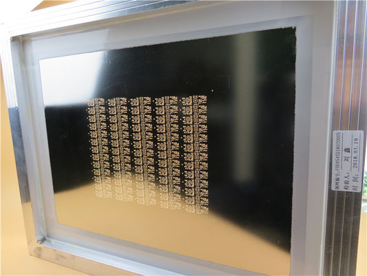 Taglio laser versatile SMT Stencil 0,12mm Folio per taglio laser profilo 584mm x 584mm 23" x 23
