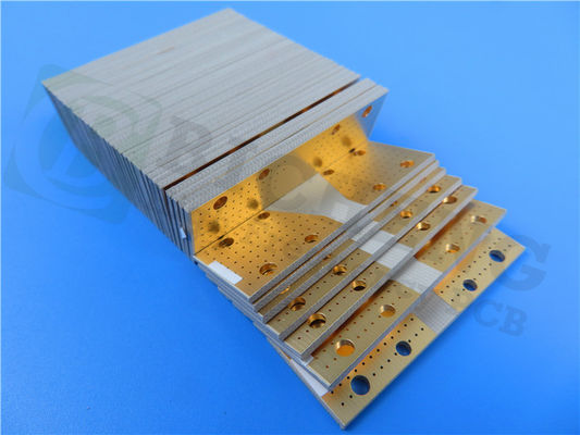 0.6mm RT duroid 6035HTC 20mil 2 strati PCB ad alta frequenza Immersione oro