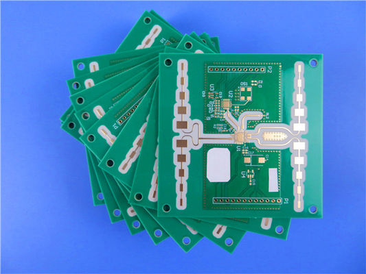 RF PCB su 30 mil CLTE-XT laminati nero Soldermask immersione stagno