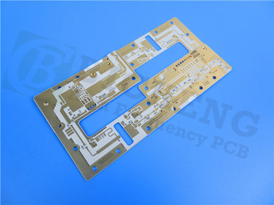 10mil RT Duroide 6035HTC PCB doppio strato nero Silkscreen Immersione oro