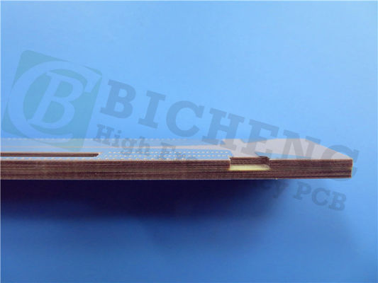 TMM10i PCB 15mil doppio strato immersione oro e bordo placcato