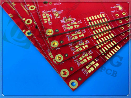 12 strati attraverso i fori PCB 1.6 mm IT-180 Impedanza Matt Rosso