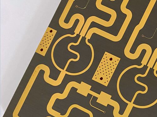 PCB RF TLY-5 10mil 2 strati Finitura Oro a Immersione