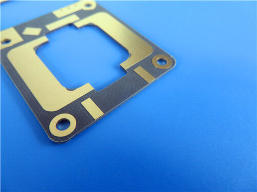PCB Rogers RT duroid 5880LZ a doppia faccia, spessore 0,3 mm, maschera verde