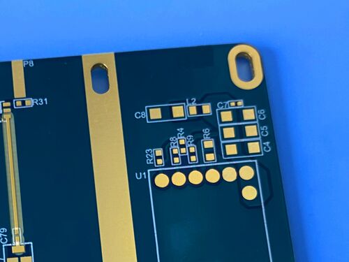 FR408HR PCB 6 strati 1.6mm Spessore Maschera di saldatura blu Oro per immersione