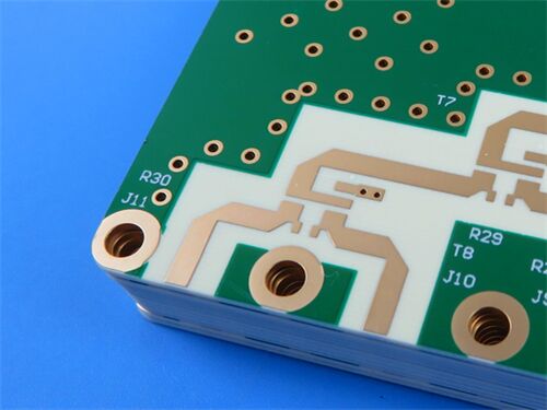 PCB multistrato RO4003C 1,155 mm maschera di saldatura verde serigrafia bianca