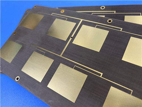 TLX-7 PCB 2 strati 30 mil Substrato Bianco Silkscreen Immersione Oro
