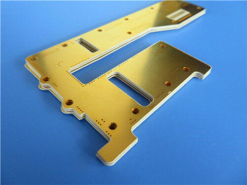 Scheda PCB Rogers TMM13i a 2 strati, spessore 0,6 mm, finitura oro per immersione