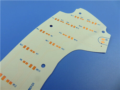 2 strati TFA1020 PCB ad alta frequenza 0,25 mm Placcato in oro puro