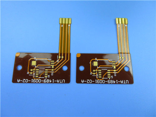 Polyimide Base Single Sided FPC Flexible PCB Board With Immersion Gold
