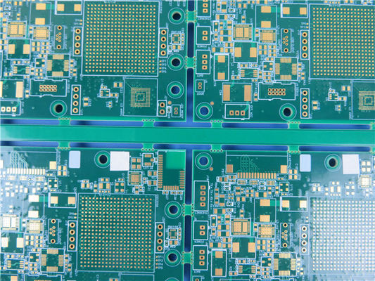 Circuito ad alta densità del PWB di interconnessione (HDI) sviluppato su 14-Layer FR-4 Tg170℃ con l'oro di immersione