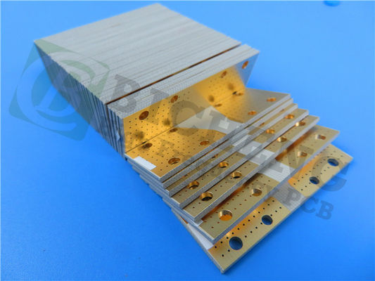 RO3010 2 strato PCB RF da 2,7 mm con livello di saldatura ad aria calda