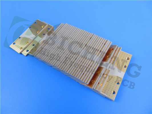 Double Sided RO3010 PCB 25mil High Performance Circuit White Silkscreen