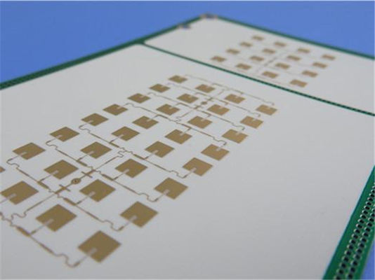 8mil RO4003C PCB ad alte prestazioni a due strati immersione oro nero