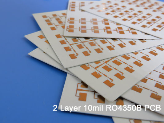 Rogers RO4350B PCB 6.6mil doppio strato immersione circuito elettronico argento