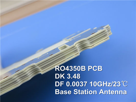 Rogers RO4350B PCB 6.6mil doppio strato immersione circuito elettronico argento