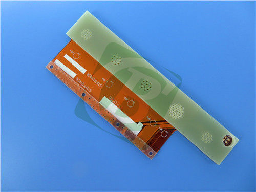 PCB flessibile a 2 strati da 0,22 mm con irrigiditore FR-4 e rame da 2OZ