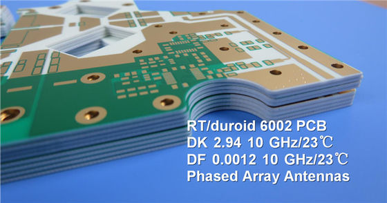 PCB Rogers 6002 da 20mil HASL PCB senza piombo UL 94-V0 circuito stampato a doppia faccia