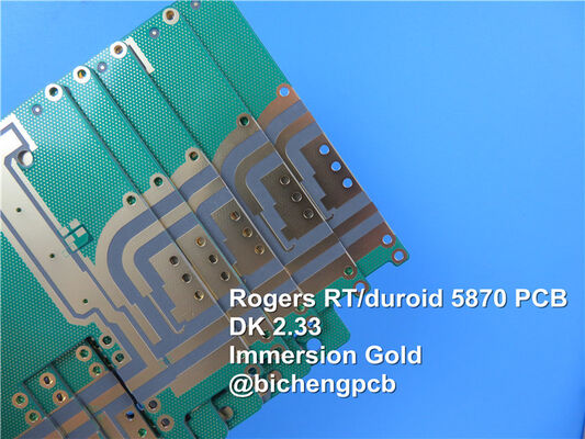 PWB superficie ad alta frequenza bianco di finitura di progettazione OSP del PWB del Silkscreen 0.4mm di Rogers RT/Duroid 5870