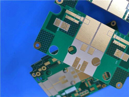 PCB WL-CT440 a doppia faccia, substrato da 10mil, maschera di saldatura verde
