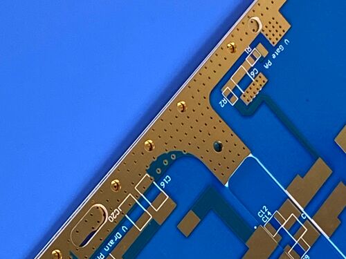 PCB Rogers 217 con laminato da 20mil con clad in rame e oro per immersione