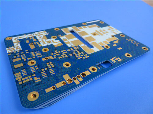 2 strati RO4730G3 PCB 20mil Spessore blu Maschera di saldatura bianca