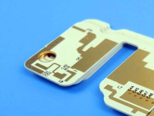 PCB RO3010 a doppio lato su laminato 10 mil con oro immersivo