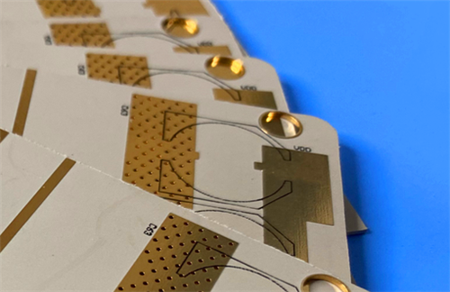 PCB WL-CT300 da 5 mil di spessore, serigrafia nera a 2 strati, placcatura in oro puro