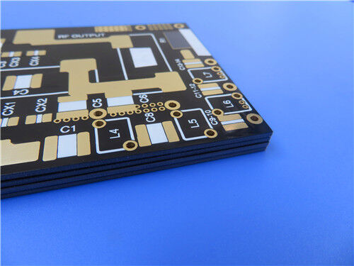 Maschera per saldatura nera a 2 strati PCB F4BME275 da 60mil, placcatura in oro puro