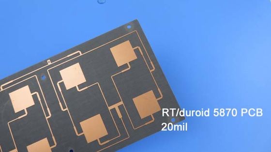Rogers 5870 Multilayer UL Rogers PCB Glass Microfiber rinforzato PTFE