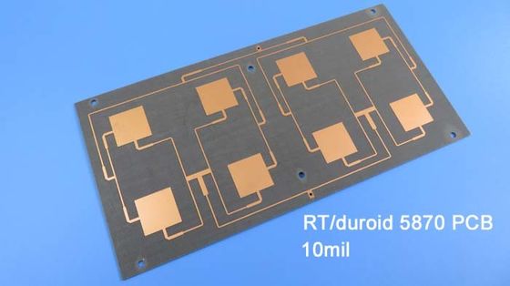Rogers 5870 Multilayer UL Rogers PCB Glass Microfiber rinforzato PTFE