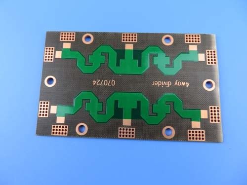 Il doppio di DK2.65 PTFE ha parteggiato per OSP e la maschera verde per l'alto circuito di Frequancy delle combinatrici
