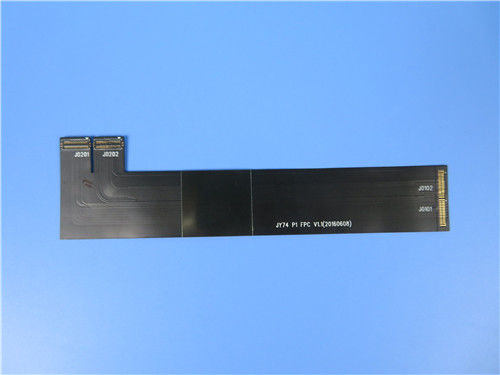 Circuito flessibile di doppio strato (FPC) sviluppato sul Polyimide con Coverlay nero per controllo di accesso medio
