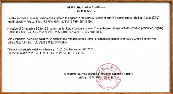 La CINA Bicheng Electronics Technology Co., Ltd Certificazioni