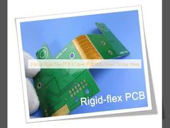 PCB flessibile-rigido a 6 strati da 2,0 mm con maschera di saldatura verde