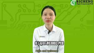 PCB ibrido RO3003 a 8 strati