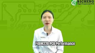 PCB a 2 strati costruito su F4BM220 da 1,0 mm